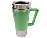 Green Thermo Flask with Handle