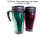 Thermo Mug Plastic with Handle